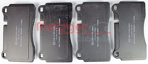 METZGER 1170366 GREENPARTS Bremsbelagsatz, Scheibenbremse